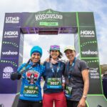 top three women at Kopsci50 trail race 2022